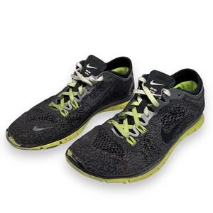 Nike Free TR Trainer Fit 4‎ Training Shoe Black Green - Women's Size 7